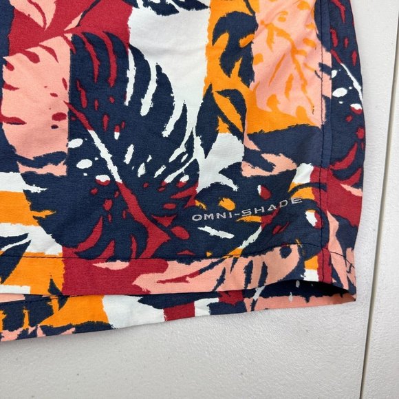 Columbia PFG Men's Size Large Board Shorts all over print Beach Used - Picture 2 of 11